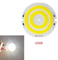 Круглая светодиодная лампа COB 3,7 В, лампа для рабочих светильников «сделай сам» 4200К