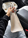 Жіноча сумка Louis Vuitton (світло-бежева) модна стильна витончена містка сумка art0351топ, фото 4