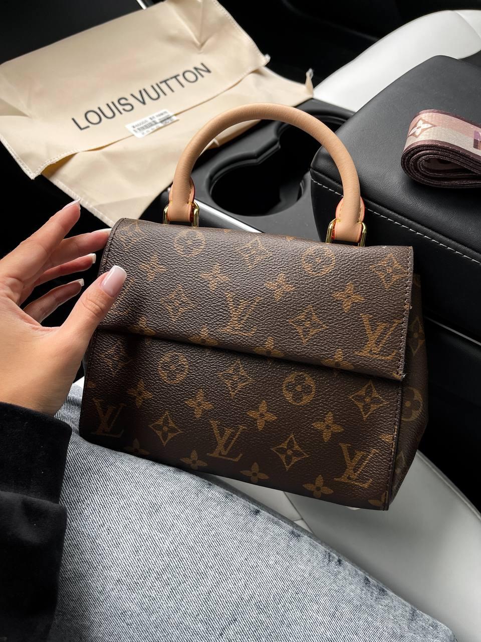 Жіноча сумка Louis Vuitton (коричнева) стильна модна містка сумка art0353топ, фото 1