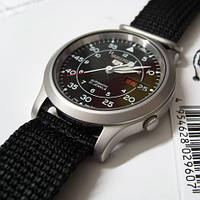 Мужские японские. наручные водонепроницаемые часы Seiko Automatic Military-SNK809K2