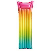 Надувной матрас 58721 (6шт) Rainbow Ombre Mat 183*69 см от style & step