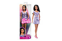 Кукла Barbie "Модница" в нежном платье с фигурным вырезом от магазина style & step