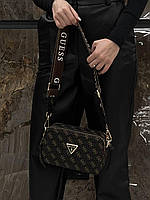 Женская сумка Guess The Snapshot Bag Brown (коричневая) красивая модная сумочка torba0214топ