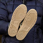 Чоловічі кросівки Asics Black Beige (чорні з білим і бежевим) демісезонні повсякденні кеди I1593топ, фото 8