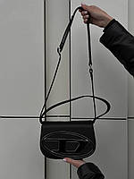 Женская сумка Diesel 1DR Iconic Shoulder Bag Black (черная) красивая актуальная сумочка torba0223 vkros