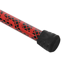 Палка гімнастична 3-х секційна Body Bar Zelart FI-9994-7 вага 7кг чорний-червоний