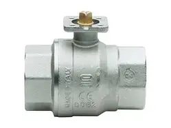 Латунний кульовий кран з фланцем ISO 5211 для з'єднання з приводами