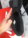 Чоловічі зимові кросівки Nike Air Force (чорні) модні повсякденні кроси 11966 Найктоп, фото 6