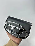 Жіноча сумка DIESEL 1DR Iconic Shoulder Bag Black (чорна) красива містка актуальна сумочка S70топ, фото 3