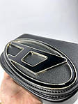 Жіноча сумка DIESEL 1DR Iconic Shoulder Bag Black (чорна) красива містка актуальна сумочка S70топ, фото 6