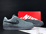 Чоловічі зимові кросівки Nike Air Force (сірі) модні повсякденні кроси 11968 Найктоп, фото 5