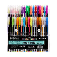 Ручки гелевые "Neon color" HG6107-12, Набор 12 цветов.