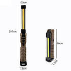 Ліхтар WORKLIGHT-WL-08-XPE+COB (white+yellow+red), power bank, Li-Ion акумулятор, поворот180º+180º, магніт, затискач, гак, ЗУ Type, фото 3