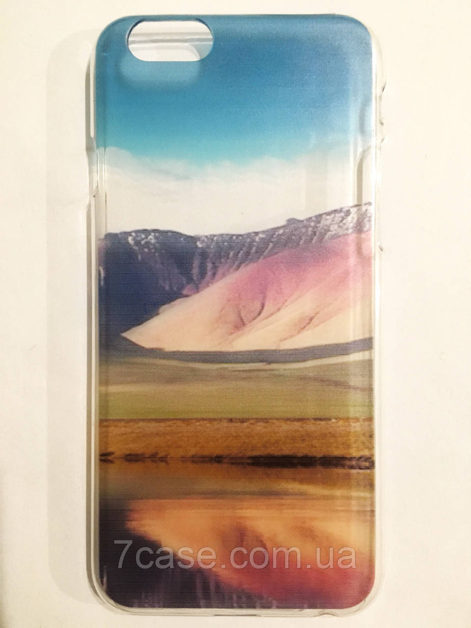 Чохол для iPhone 6/6s пластиковий прозорий із малюнком гори
