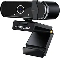 Вебкамера HOMSCAM 1080P Full HD Webcam, з автофокусом і мікрофоном