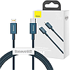 Кабель зарядный Baseus USB C - Lightning Superior Series PD 20W 1 м Blue (CATLYS-A03), фото 2