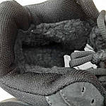 Чоловічі зимові кросівки Adidas Yeezy Boost 700 (темно-сірі) високі рефлективні кроси з хутром О4052топ, фото 5