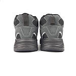 Чоловічі зимові кросівки Adidas Yeezy Boost 700 (темно-сірі) високі рефлективні кроси з хутром О4052топ, фото 8