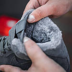 Чоловічі зимові кросівки Nike Air Force Winter (сірі) високі повсякденні кроси 1202 Найктоп, фото 9