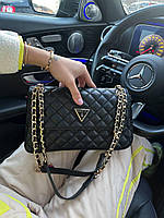 Женская сумка Guess (черная) повседневная стильная маленькая крутая сумочка Gi5507 vkros
