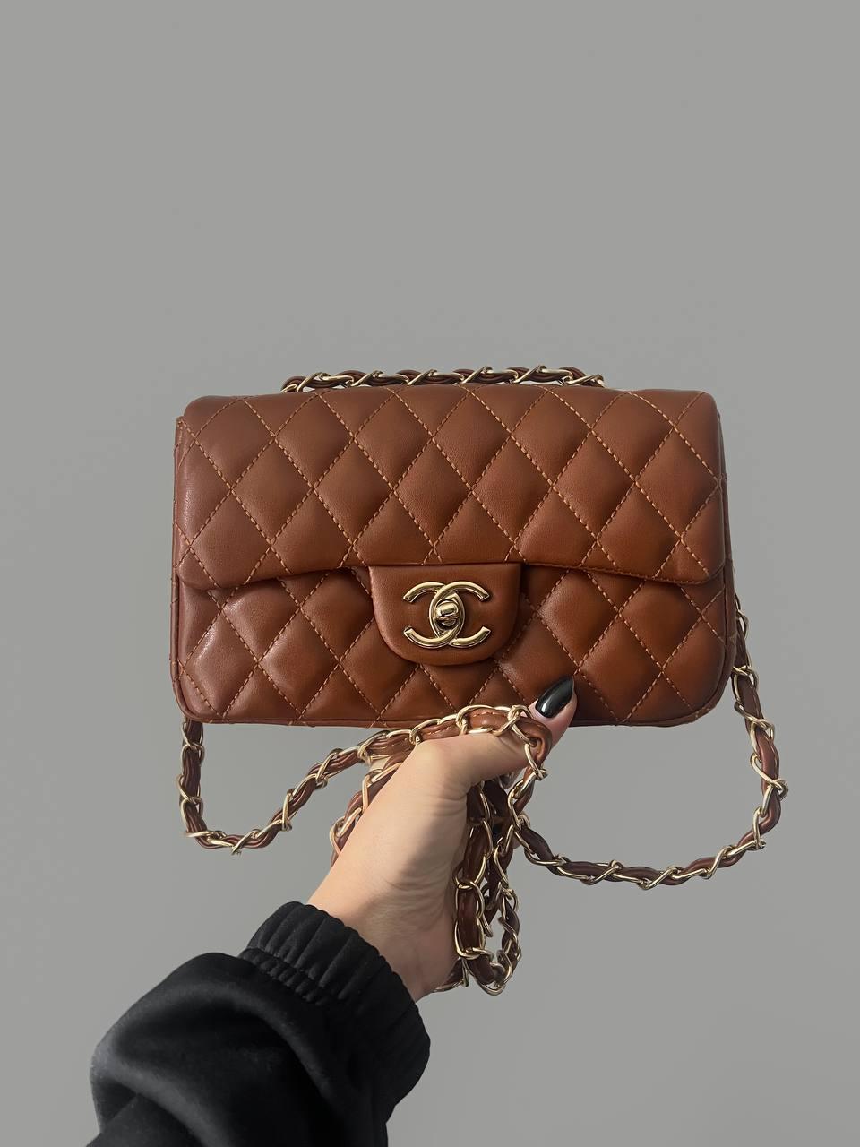 Жіноча сумка Chanel 1,5 Camel (коричнева) крута повсякденна сумочка Gi5236 vkros