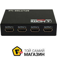 Разветвитель Voltronic Активный HDMI сплитер 1=>4 порта, 4K, 2K, 3D, 1080Р, 1,4 версия, DC5V/2A Q50, Box