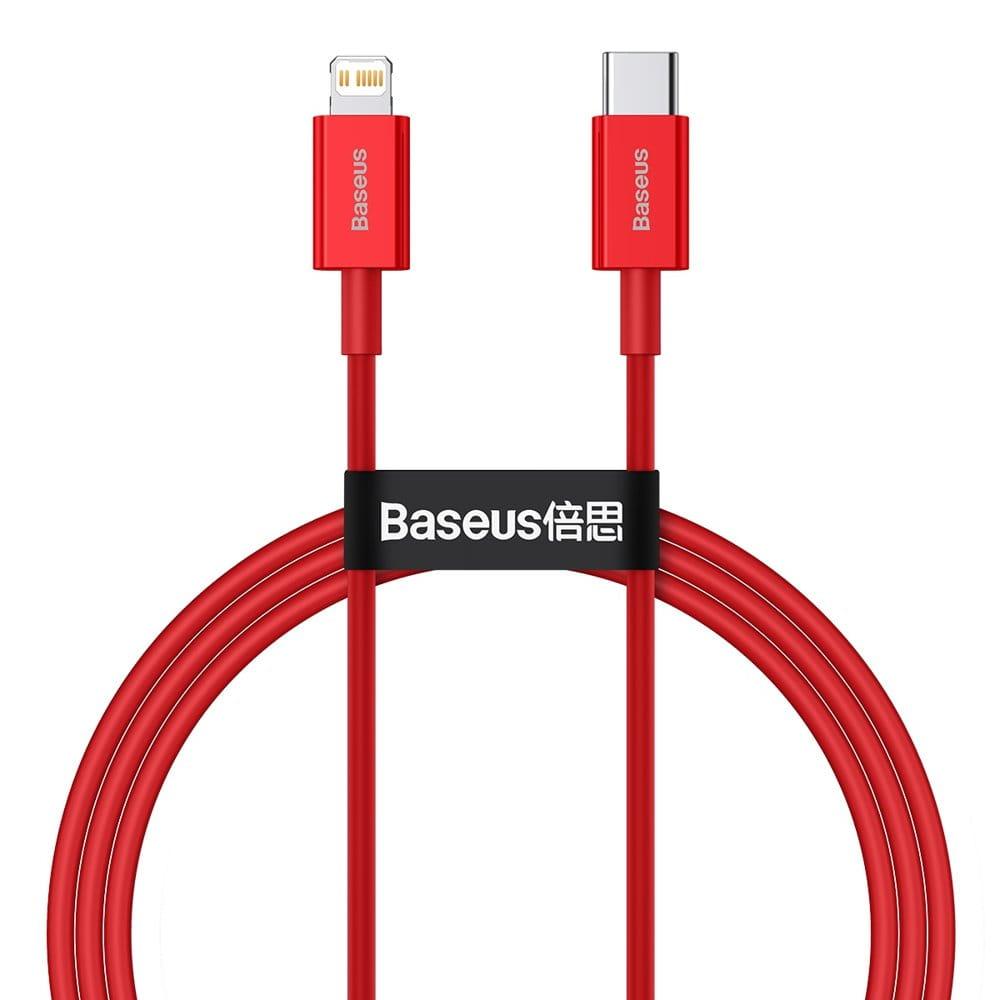 Кабель зарядный Baseus USB C - Lightning Superior Series PD 20W 2 м Red (CATLYS-C09)