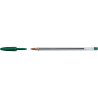 Ручка шариковая "Cristal" зеленая, 0.32 мм от style & step