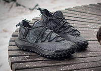 Мужские кроссовки Nike ACG Mountain Fly Low Black Anthracite (серые с чёрным) спортивные осенние кроссы