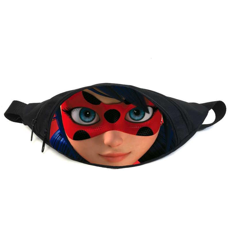 Поясна сумка Бананка Леді Баг (GBM02) Gear Bag чорна, фото 1