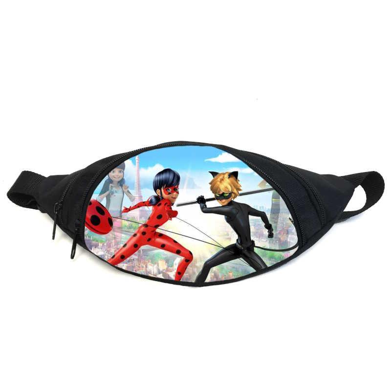 Поясна сумка Бананка Леді Баг (GBM04) Gear Bag чорна, фото 1