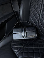 Женская сумка Jacquemus black (чёрная) элегантная роскошная удобная сумочка S26 тренд