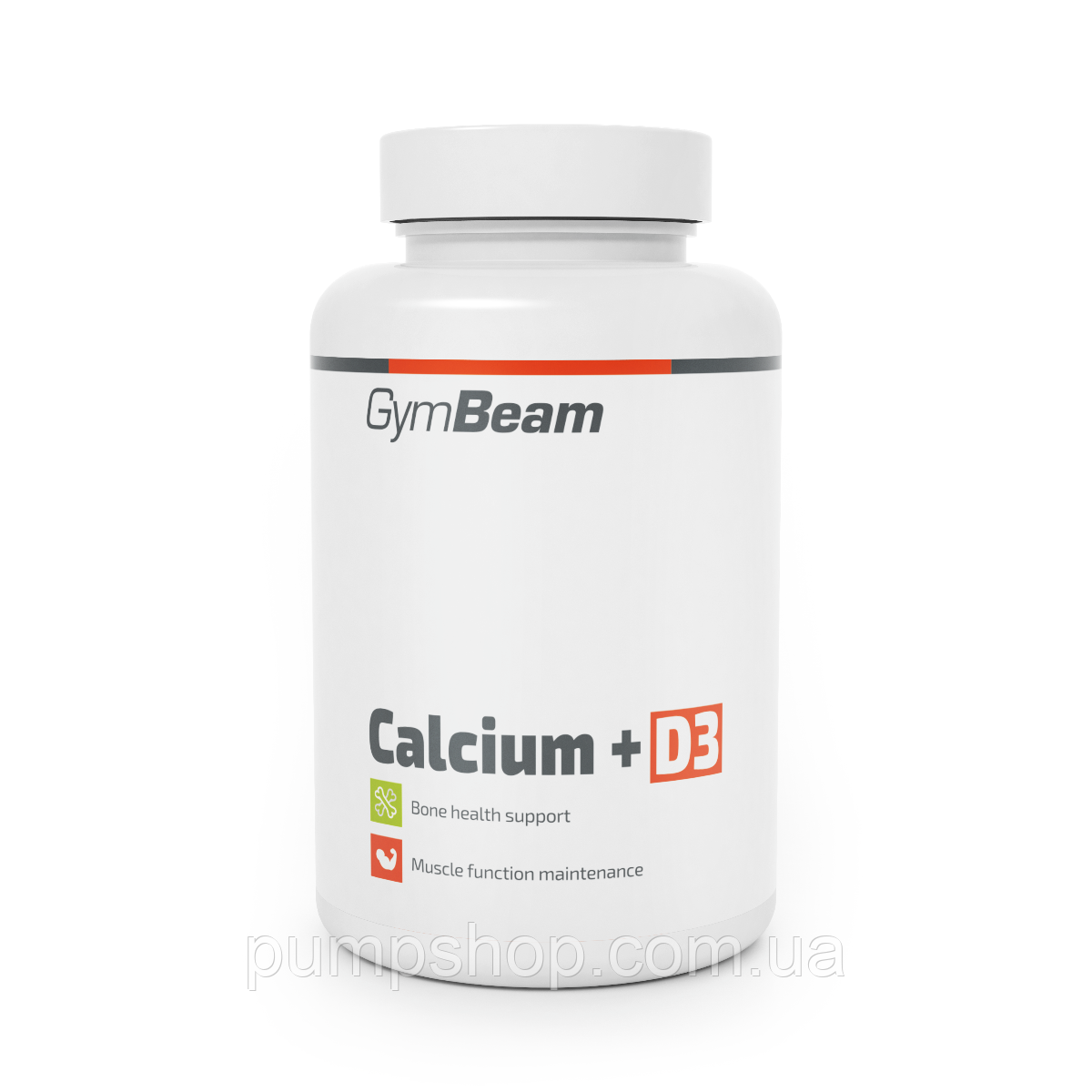 Кальцій-витамін Д3 GymBeam Calcium + D3 120 капс.