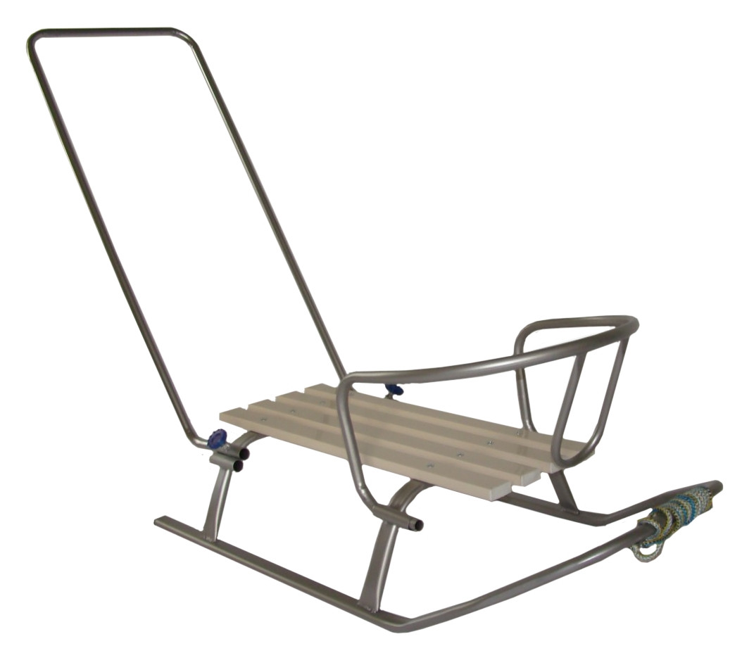 Санки «Ф-1» з ручкою - штовхачем