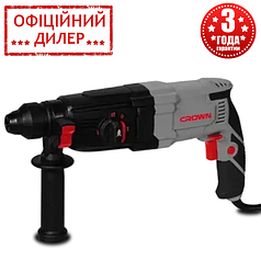 Прямий перфоратор електричний CROWN CT18212 BMC (950 В, 4 режими, SDS-Plus, Кейс) для дому та дачі