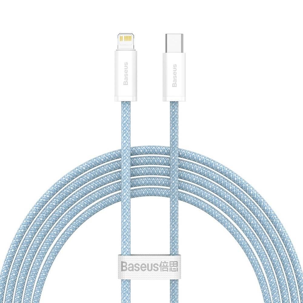 Кабель зарядный Baseus USB C - Lightning Dynamic 20 Вт 2 м Blue (CALD000103)