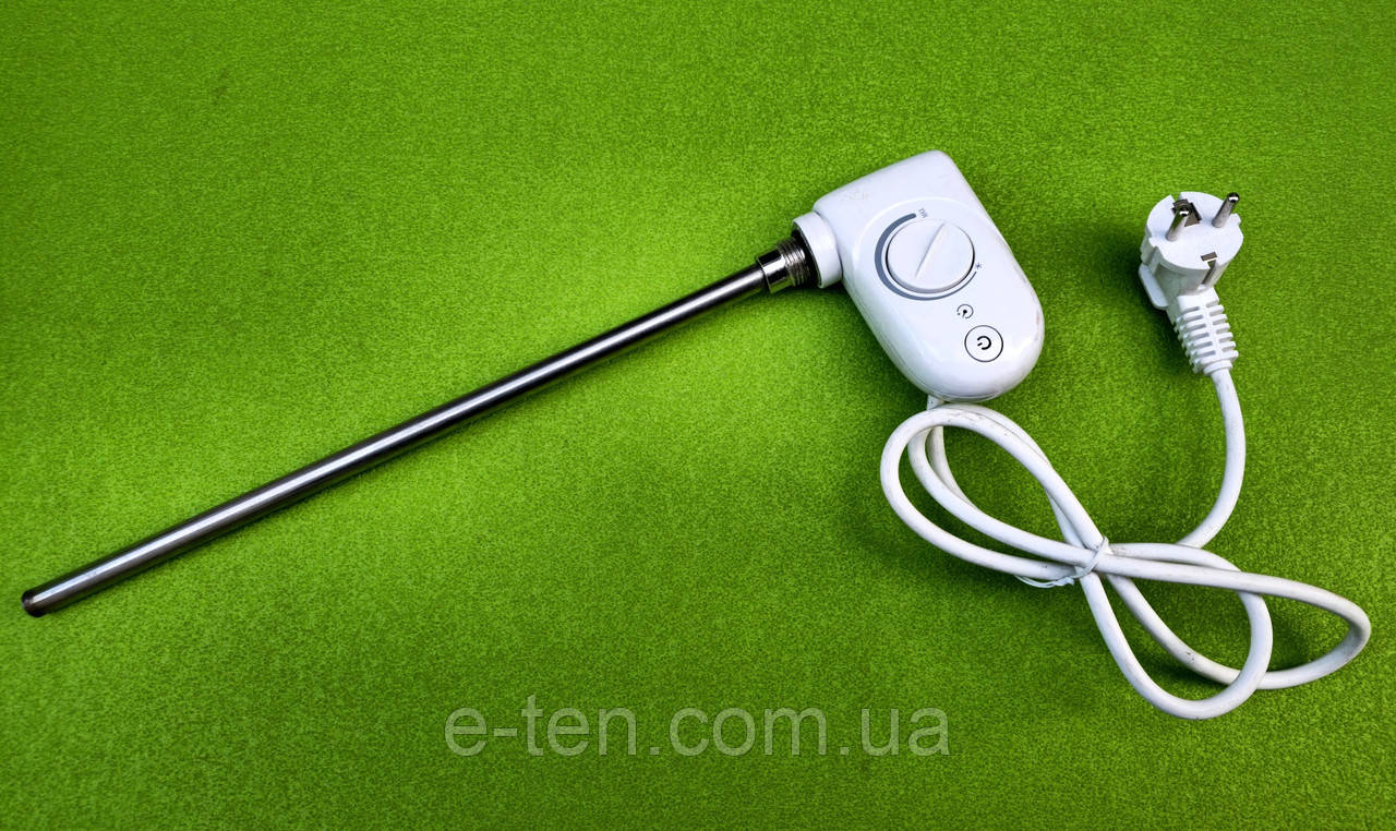 Тен патронний HT 300W / L=350мм / різьба 1/2" з електронним термостатом "за повітрям" до рушникосушарок, радіаторів (Італія), фото 1