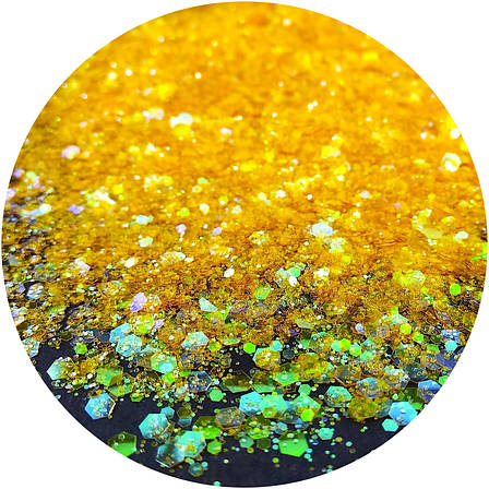 ГЛІТЕР СУХИЙ ГОЛОГРАФІЧНИЙ CHAMELEON MIX CHUNKY GLITTER 10 g, фото 1