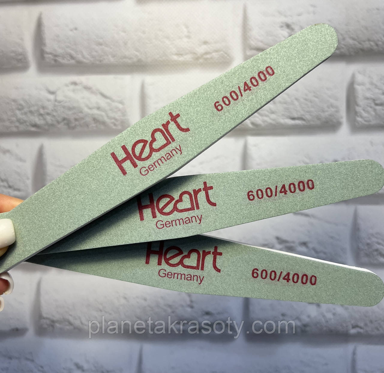 Шліфувальник Heart Half ромб 400/6000 грит