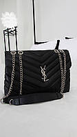 Женская сумка Yves Saint Laurent Excellent Bag (чёрная) элегантная удобная сумочка для девушки art0058 vkros