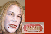 Зубы накладные Graftobian Novelty Teeth Billy Bob VAMPIRE