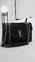 Женская сумка Yves Saint Laurent Excellent Bag (чёрная) элегантная удобная сумочка для девушки art0058топ