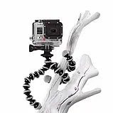 Усі РОЗМІРИ! Гнучкий штатив трипод для телефона, камер, селфі, GoPro, фото 3