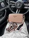 Жіноча сумка Michael Kors Crossbody (бежева) стильна містка ділова сумка Gi11315топ, фото 9
