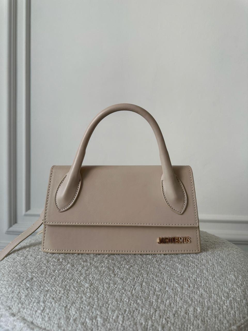 Жіноча сумка Jacquemus Premium (біла) елегантна ділова зручна сумка Gi91082 vkros