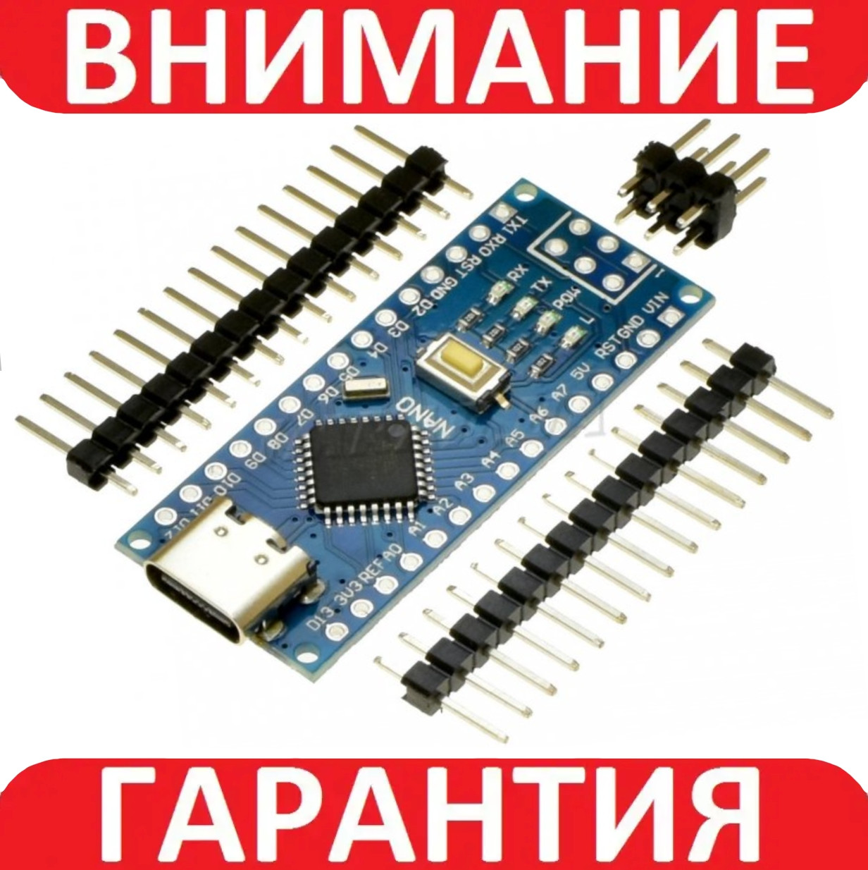 Плата Arduino Nano v3.0 AVR Atmega328 P-20AU