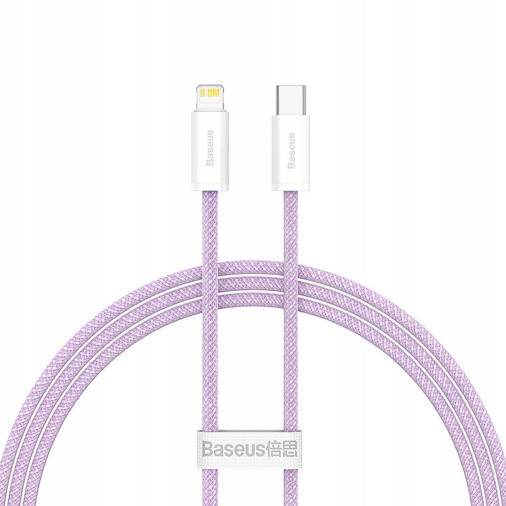 Кабель зарядний Baseus USB C — Lightning Dynamic Series Fast Charging Data Cable 20 Вт 1 м Purple (CALD000005)