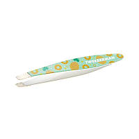 Пінцет для брів Tweezerman Mini Slant Tweezer Pattern Prints - Pineapple Punch