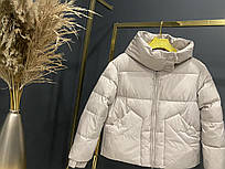 Куртка жіноча зимова з капюшоном розмір 42-50 (3кв) "AMD" недорого від прямого постачальника