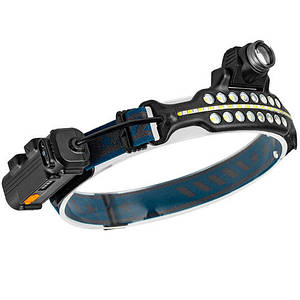 Ліхтар налобний BL-W690-LTS+SMD (white+red), Motion Sensor, вбудований акумулятор, zoom, ЗУ Type-C